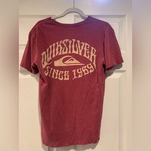 Quiksliver Dark Red Men’s Medium Short sleeve Shirt